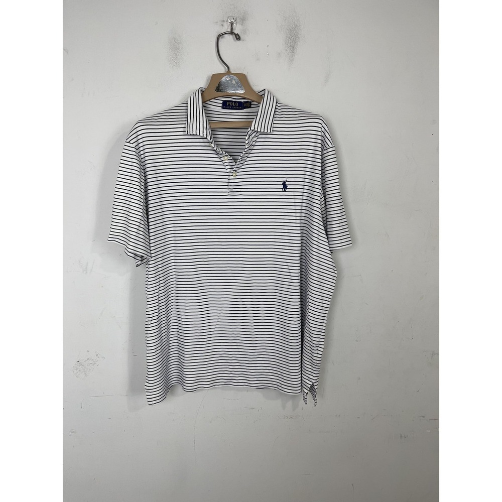 Polo Ralph Lauren Mens Polo Shirt XXL Striped Preppy Golf Old Money Nautical